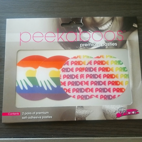 Peek-a-boos premium pasties, One size, Rainbow - Picture 1 of 3